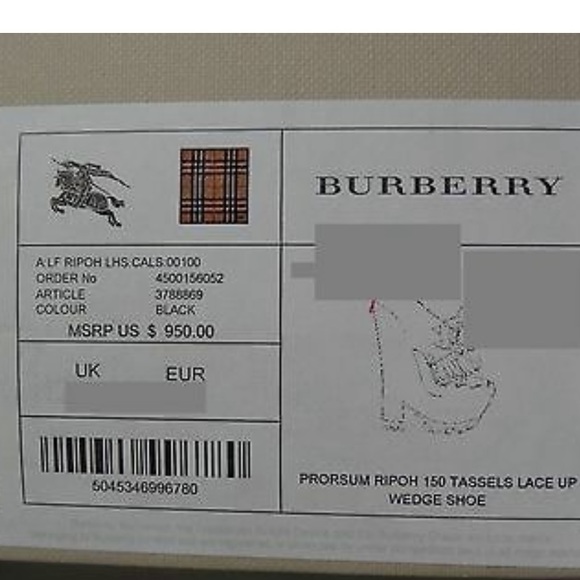 Burberry Prorsum Black Suede platforms silver loops/patent leather details - Picture 15 of 15